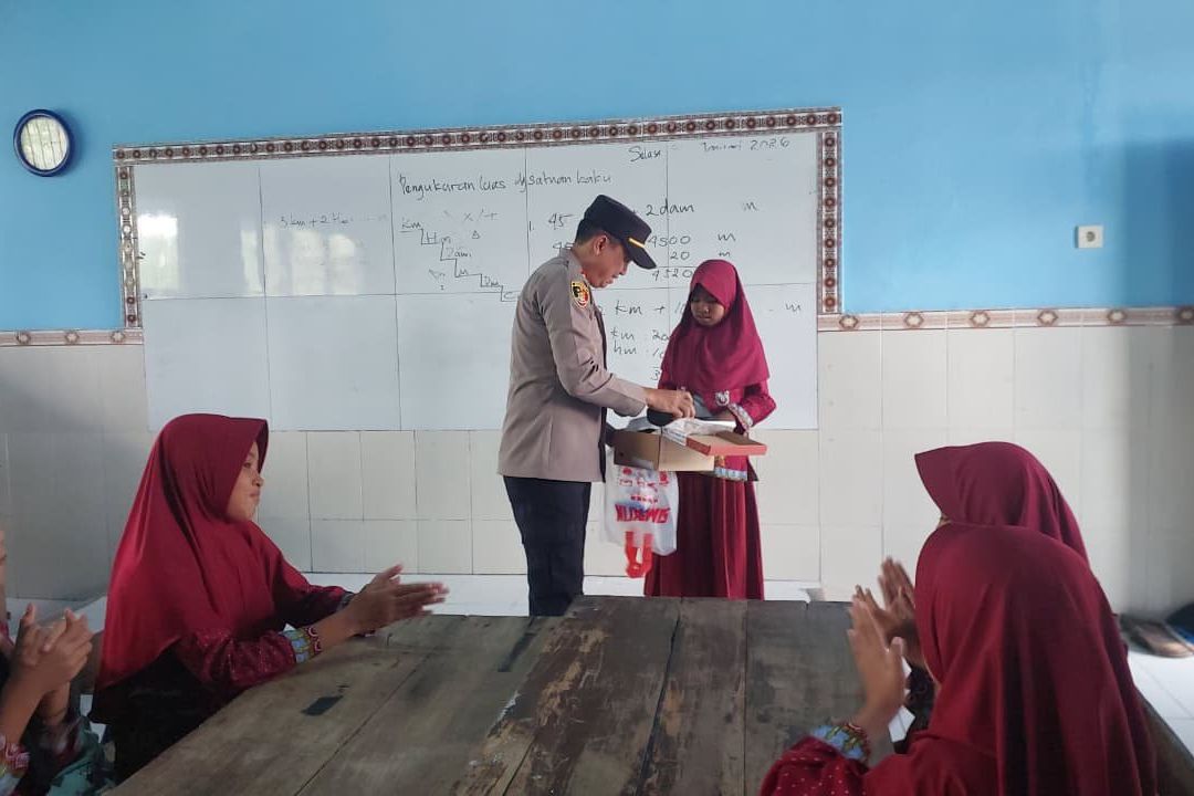 Police Goes to School, Polsek Pungging Tanamkan Anti-Bullying Sejak Dini di SDN Bangun 1