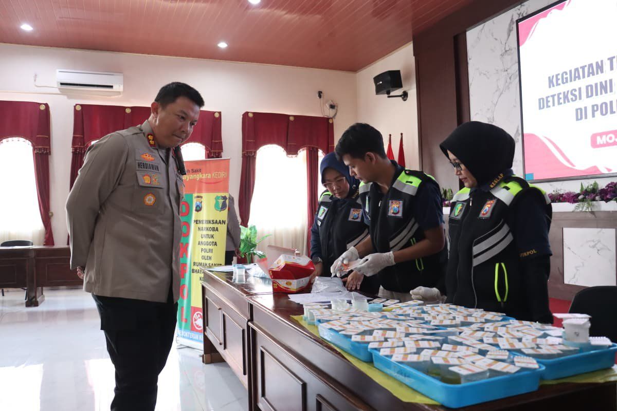Jaga profesionalitas dan Integritas Anggota, Polres Mojokerto Kota Gelar Gaktibplin