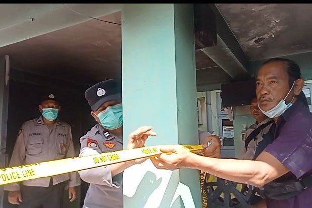 Kebakaran Ruang Pendaftaran Pasien RSUD Caruban Diduga Karena Korsleting