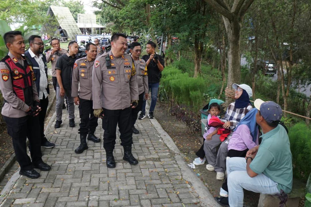 Bukit Kayoe Putih Mojokerto Tak Luput dari Operasi Polisi Saat Libur Lebaran