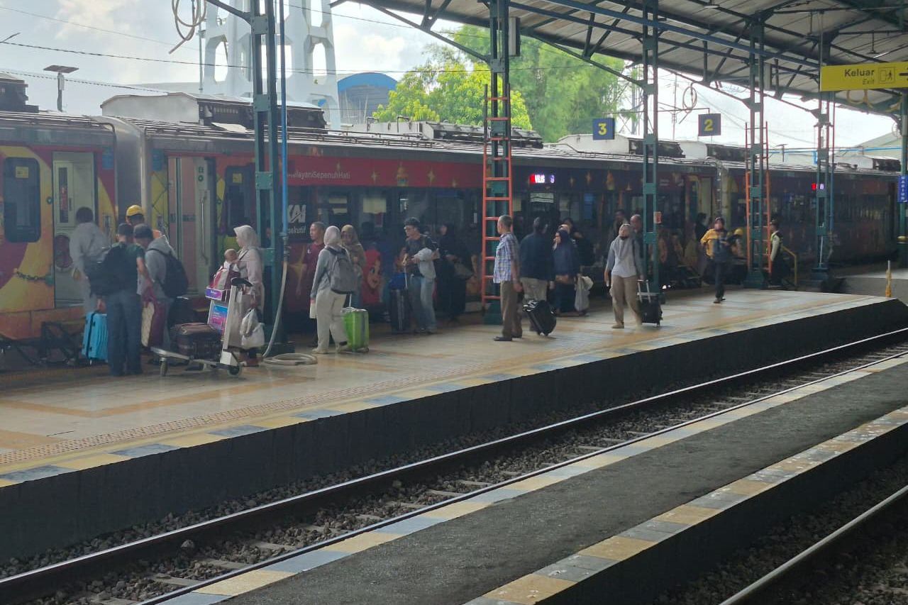 Penumpang KAI Daop 7 Madiun Meningkat 8 Persen saat Arus Balik Lebaran