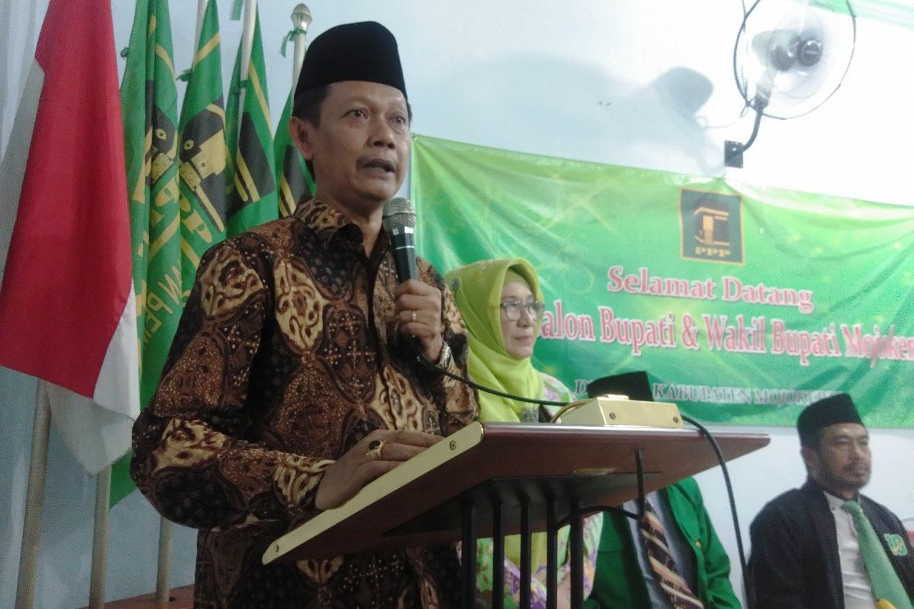 Gandeng Nisa, Yoko Deklarasi Jadi Calon Bupati Mojokerto