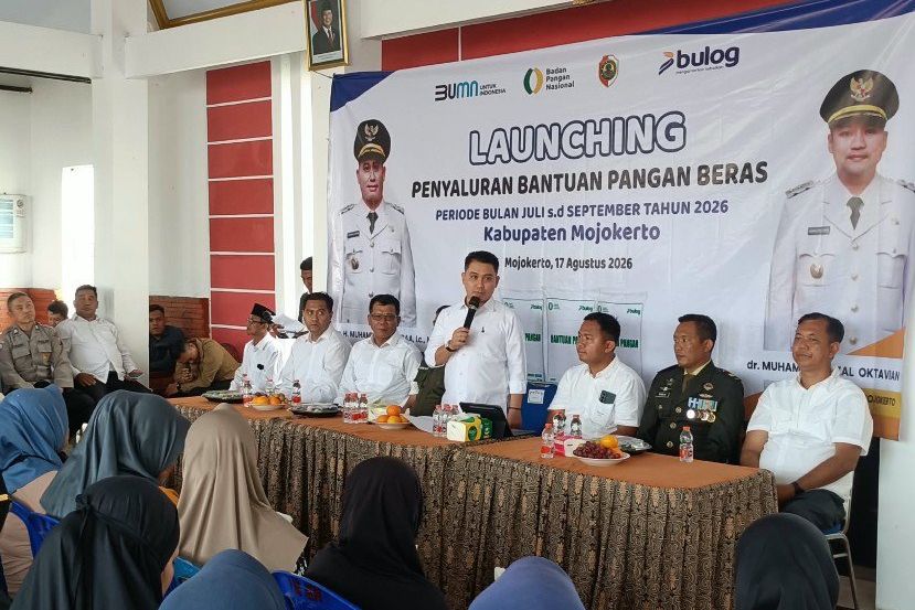 161.925 Warga Mojokerto Terima Bantuan Beras, Pemkab Pastikan Tepat Sasaran