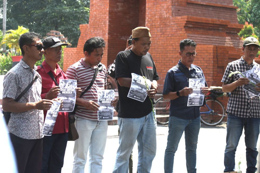 Solidaritas untuk Jurnalis Anak Krakatau Merembet ke Mojokerto