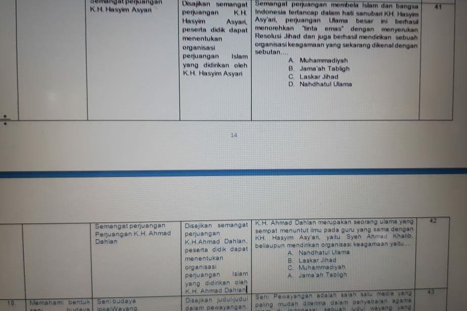 Kemenag Anulir Soal Resolusi Jihad di UAMBN-BK