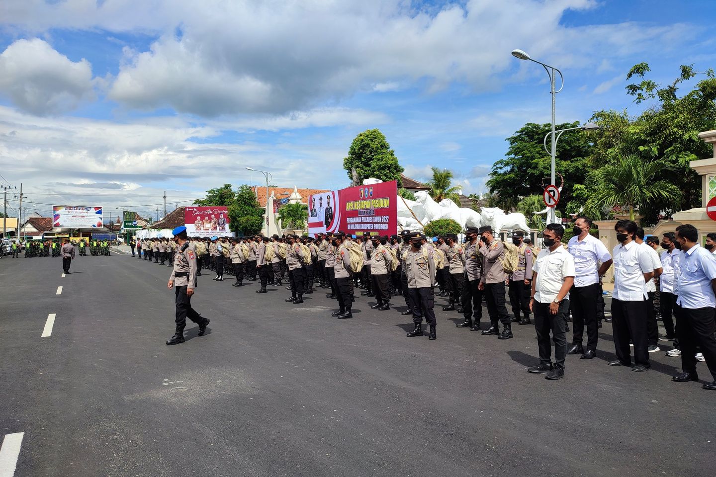 1.000 Personel Gabungan Amankan Pilkades Serentak di Ponorogo