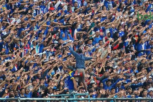 Final Piala Presiden, Aremania <em>All Out</em> Dukung Arema FC
