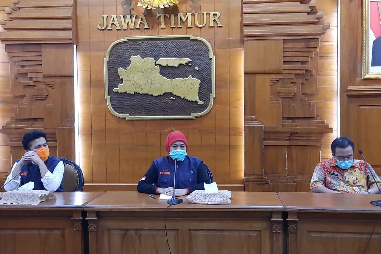 12 Daerah di Jatim Zona Merah Corona, Khofifah Ingatkan Disiplin