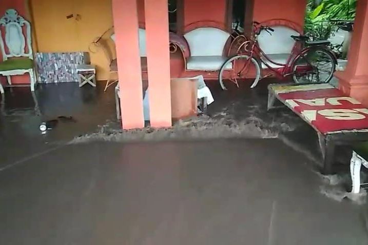 Sungai Meluap di Kutorejo Mojokerto, Rumah Warga dan Jalan Tergenang Jelang Lebaran