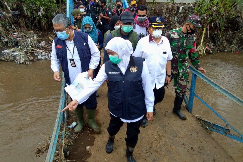 <em>Bronjong</em> Penahan Tanggul Jebol di Sungai Kedunggaleng Probolinggo Segera Dipasang