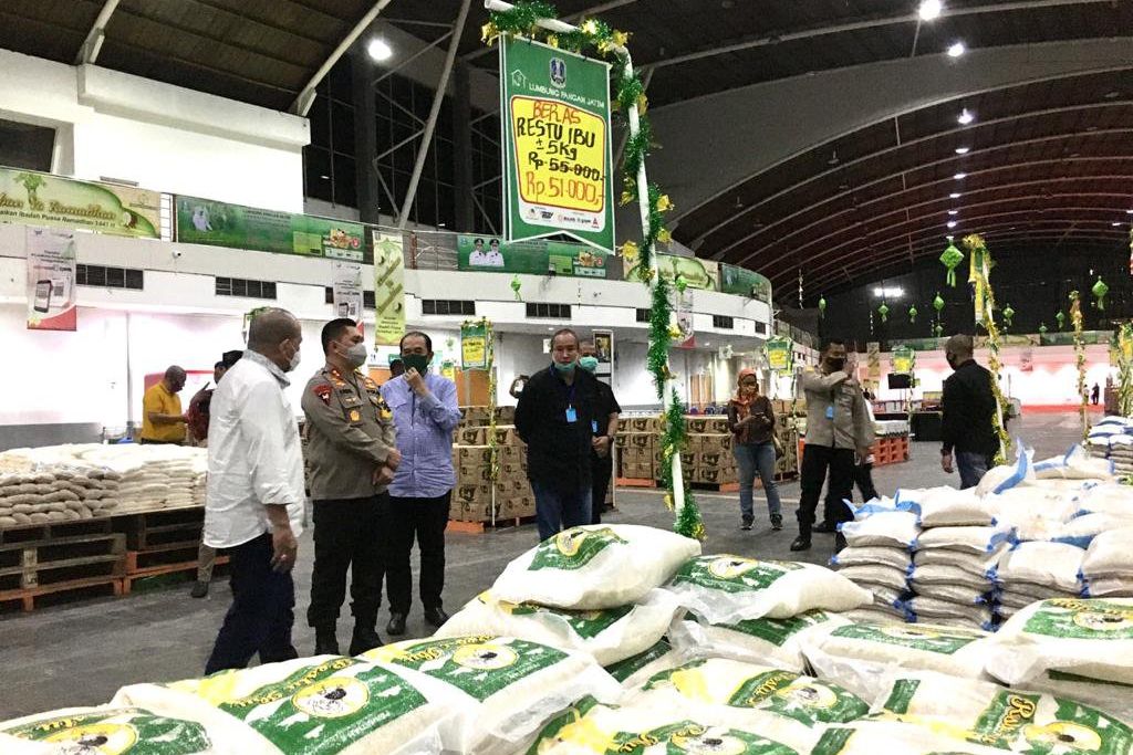 Lumbung Pangan Jatim di Jatim Expo Sediakan Banyak Varian Harga Beras