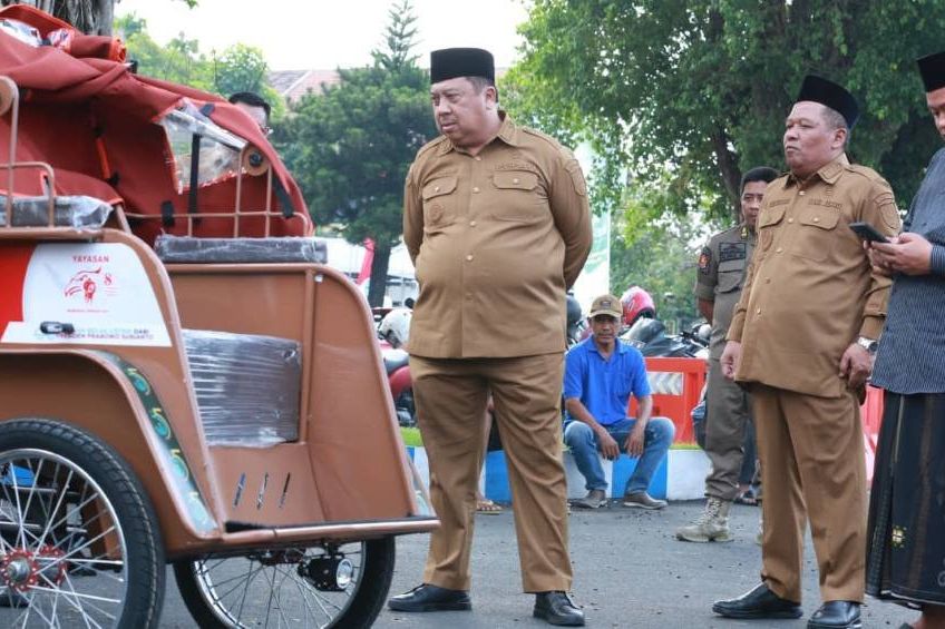 Becak Listrik Bantuan Presiden Bakal Antar Peserta Muktamar NU di Jombang