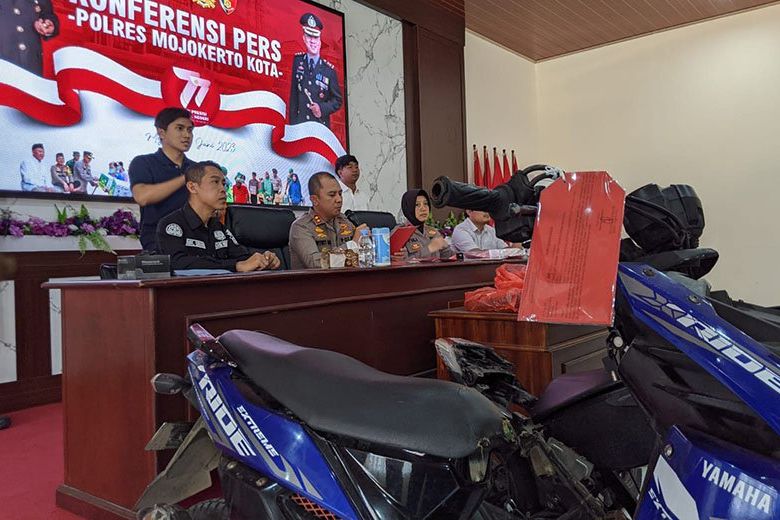 Tersangka Pembunuhan Siswi SMP di Mojokerto Ternyata Sudah 12 Kali Begal Motor dan Handphone