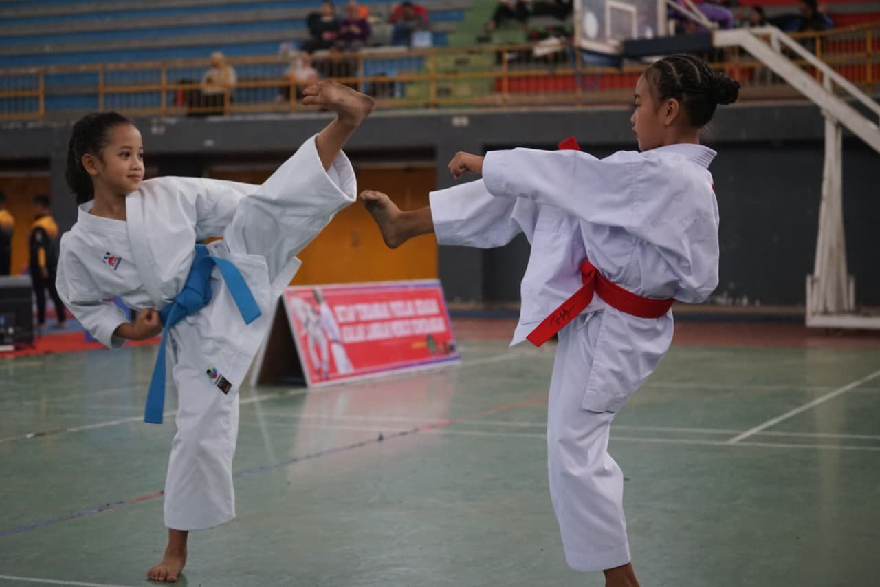 Ribuan Atlet Ramaikan Kejuaraan Karate Jatim di Kediri