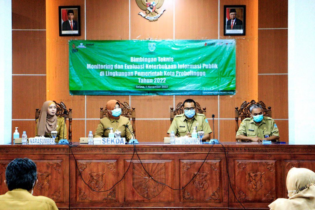 Petakan UU Keterbukaan Informasi, Diskominfo Kota Probolinggo Gelar Bimtek Monitoring
