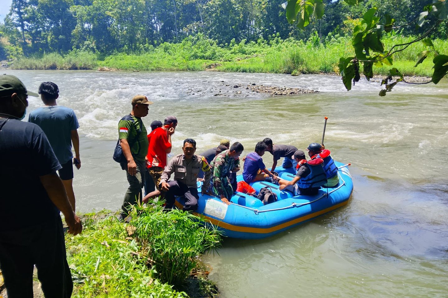 Bocah 7 Tahun di Glenmore Banyuwangi Hanyut Terseret Arus Sungai Pengondangan