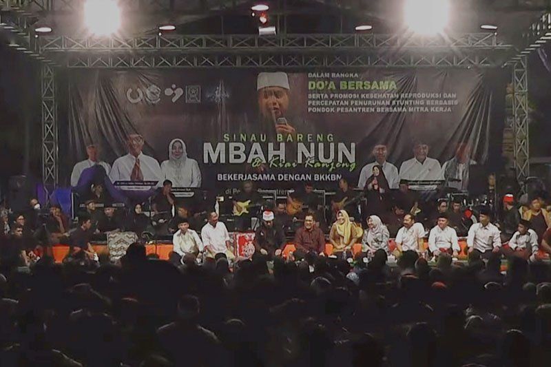Bupati Mojokerto Hadiri Sosialisasi Percepatan Penurunan Stunting Bersama Mbah Nun
