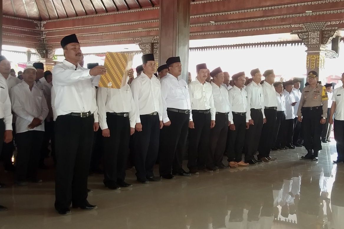 721 Calon Kepala Desa se Mojokerto Gelar Ikrar Damai