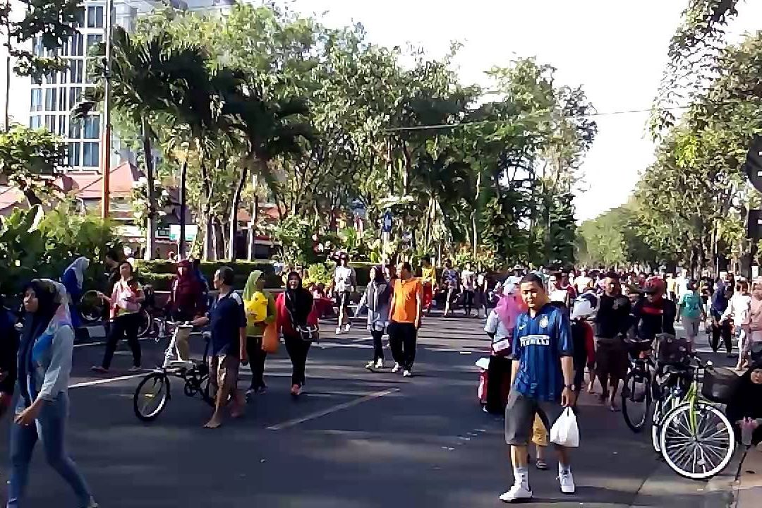 Sempat Mandek, Hari Bebas Kendaraan di Surabaya Kembali Digelar