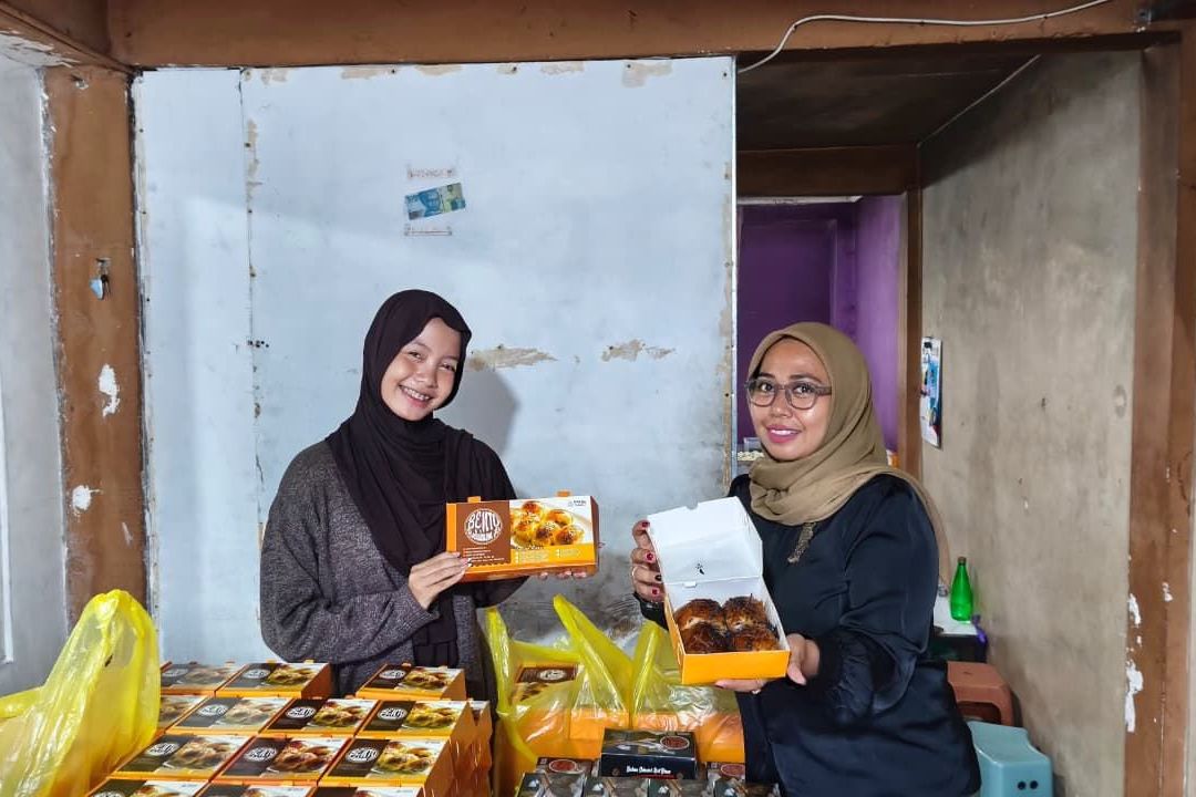 Dari Dapur Banane Cake dan Bolen, Mengebul Rezeki bagi Para Ibu di Jetis Mojokerto