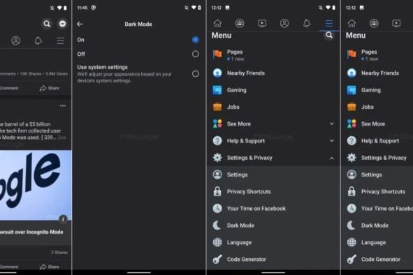 Fitur Mode Gelap Facebook untuk Android Segera Hadir