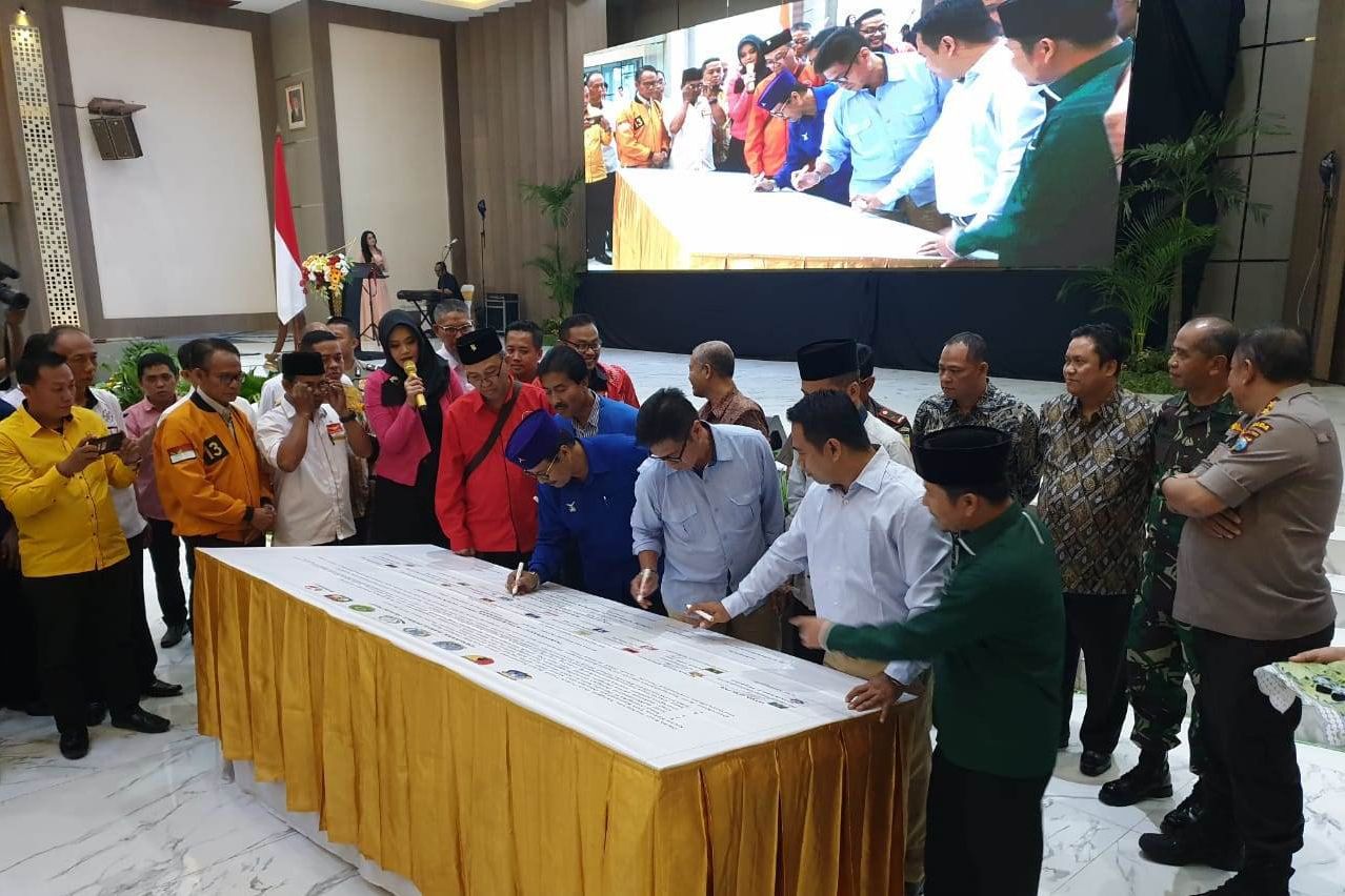 Deklarasi Pemilu Damai di Jatim Tekankan Hormati Keberagaman