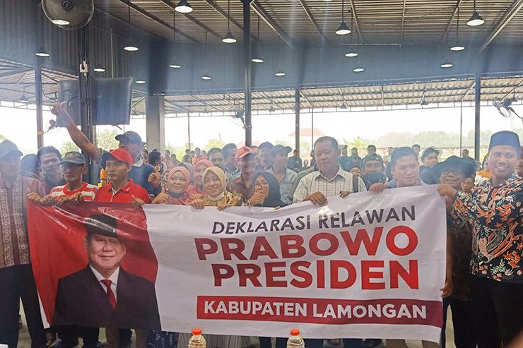 Petani dan Petambak Lamongan Gelar Dekralasi Siap Menangkan Prabowo Subianto di Pilpres 2024
