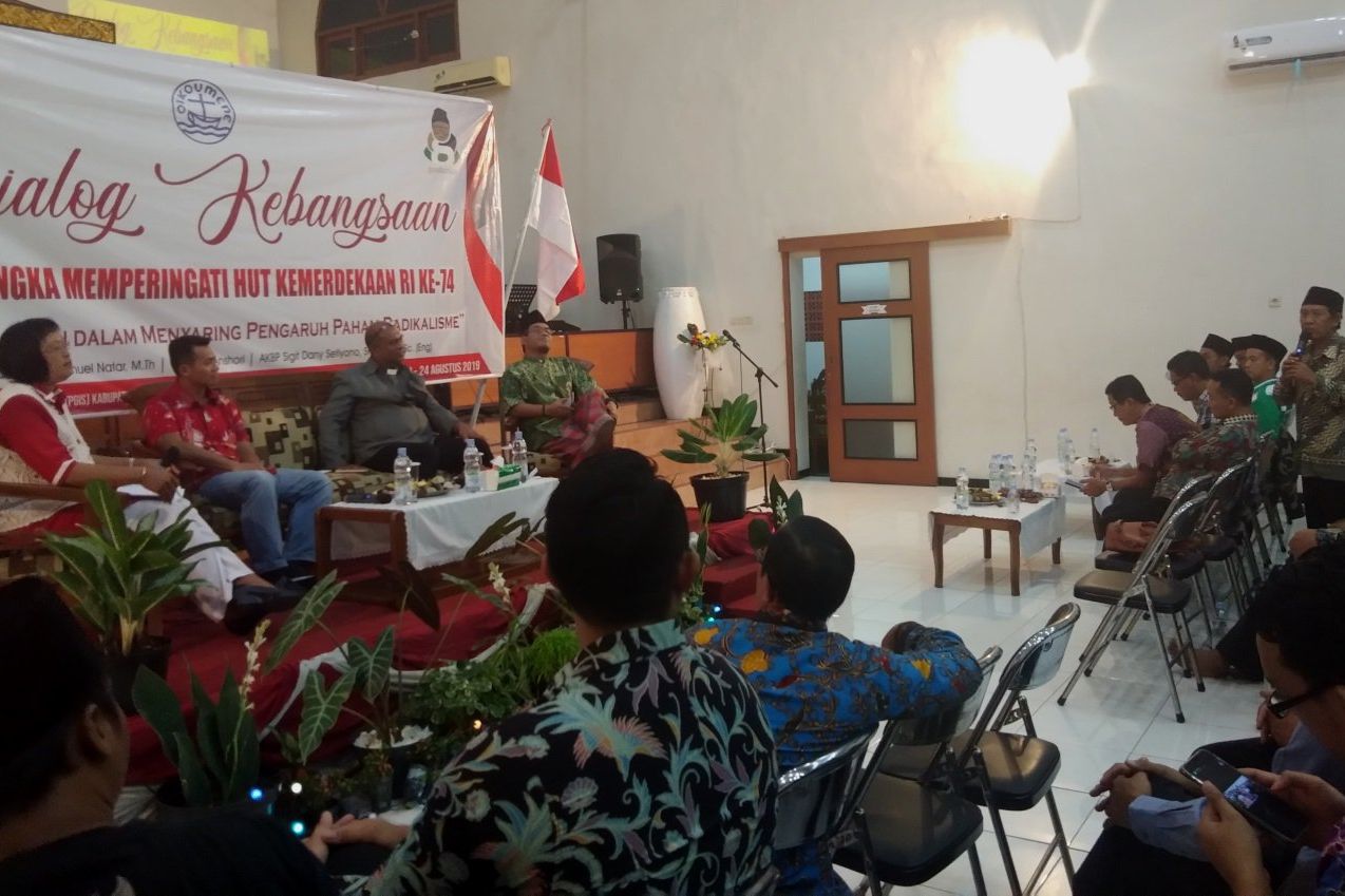 Lintas Agama Kabupaten Mojokerto Sepakat Perangi Radikalisme-Rasisme dengan Toleransi