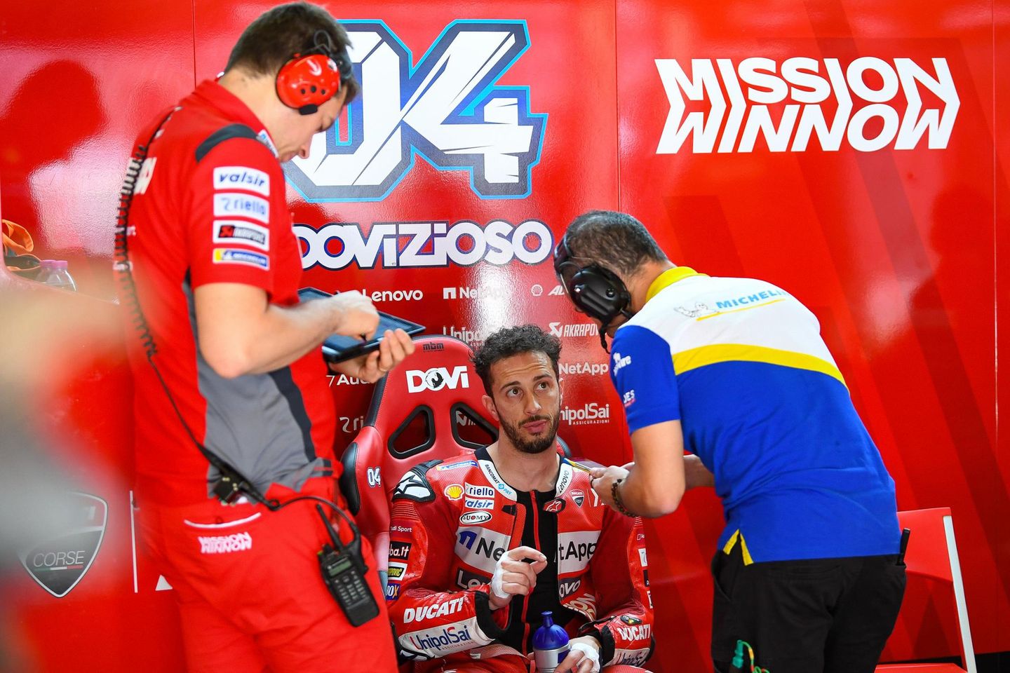 Dovizioso Berusaha Tenang Meski Tertinggal dari Marquez