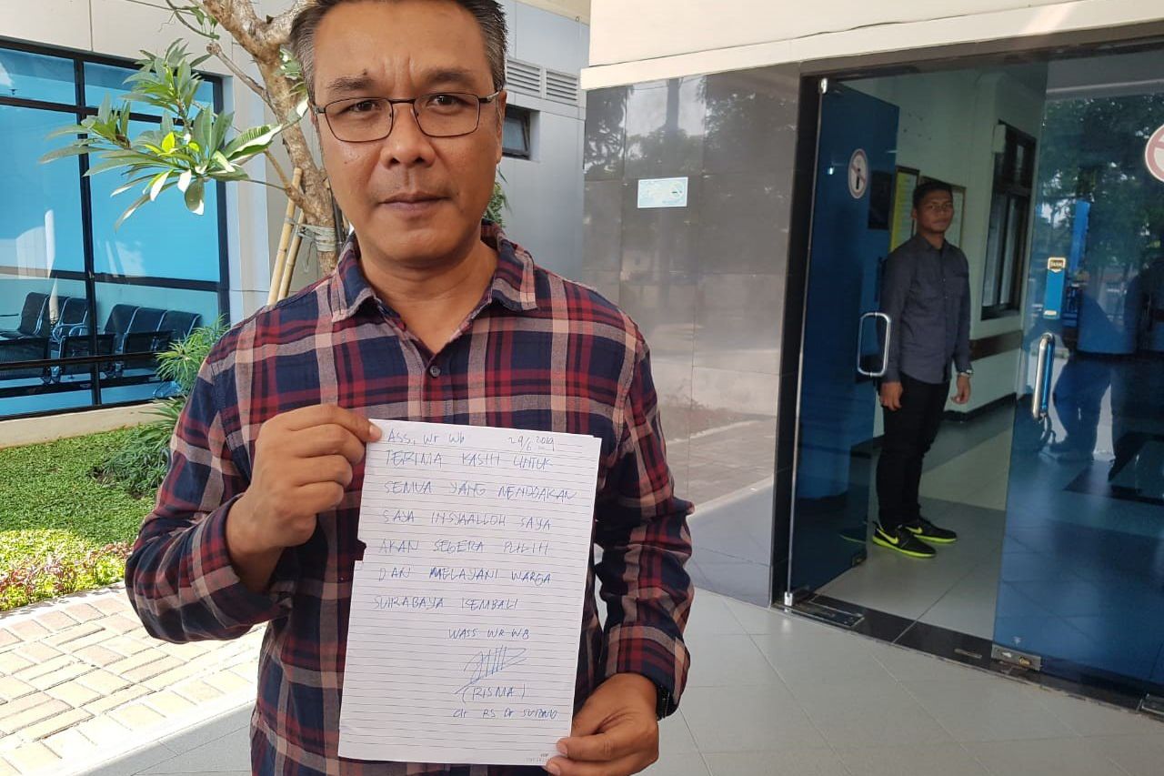 Melalui Secarik Kertas, Risma Ucapkan Terima Kasih