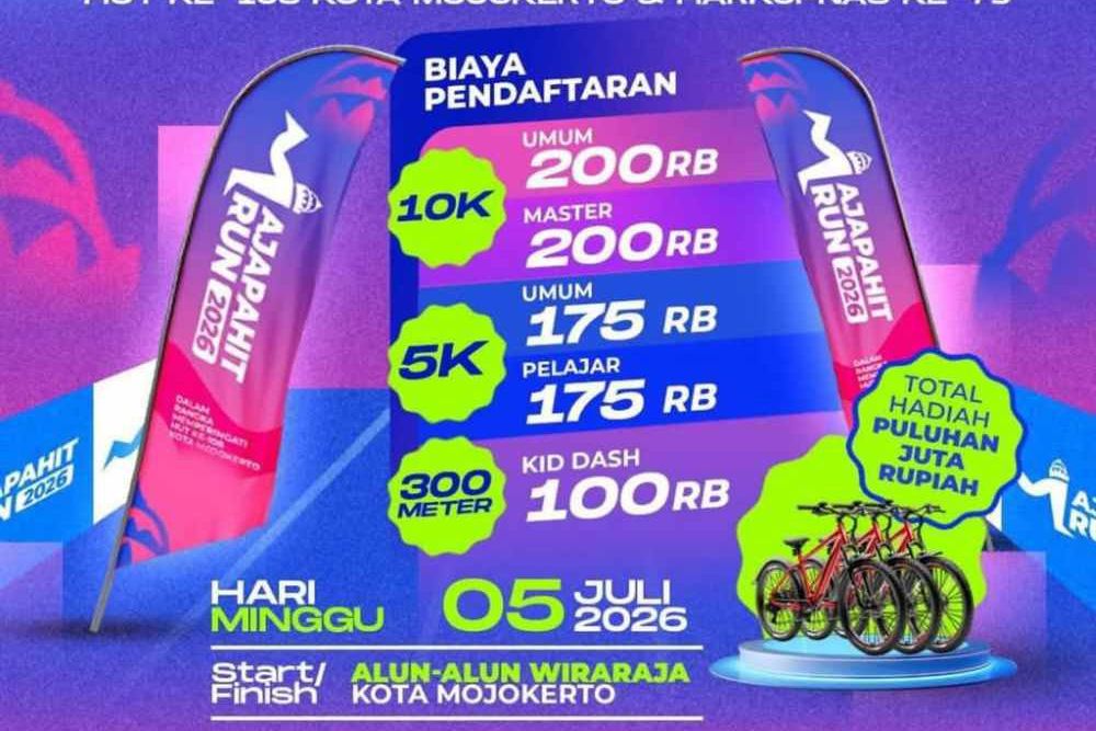 Perwosi Kota Mojokerto Targetkan Ribuan Warga Ramaikan Majapahit Run 2026