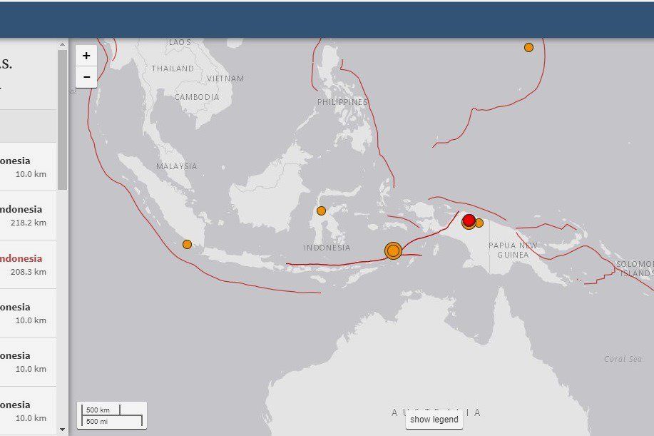 Penduduk Darwin Berhamburan Dampak Gempa Laut Banda