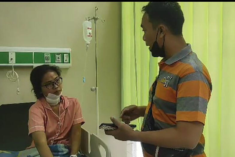 Wanita di Mojokerto Digorok Mantan Suaminya