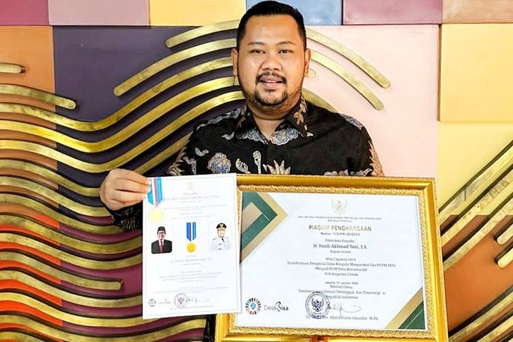 Transformasi Eks PNPM-Mpd Menjadi BUMDesma, Kabupaten Gresik Terima Penghargaan Kemendes RI