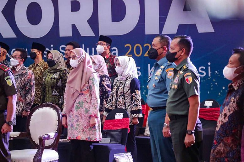 Walkot Mojokerto Ning Ita Hadiri Road to Hakordia 2022, Ini Pesan Ketua KPK