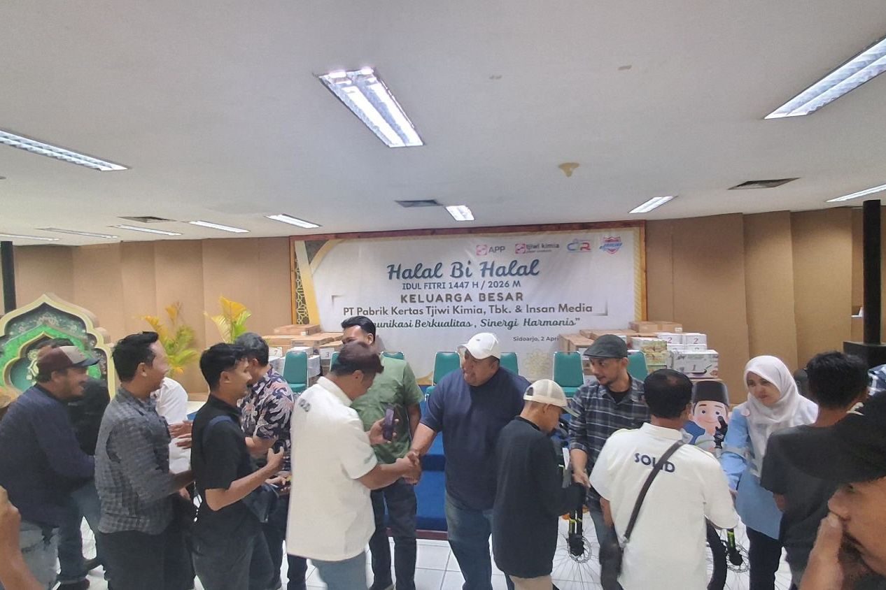 Tjiwi Kimia Perkuat Sinergi dengan Media Lewat Halal Bihalal, Dorong Pengelolaan Limbah Ramah Lingkungan
