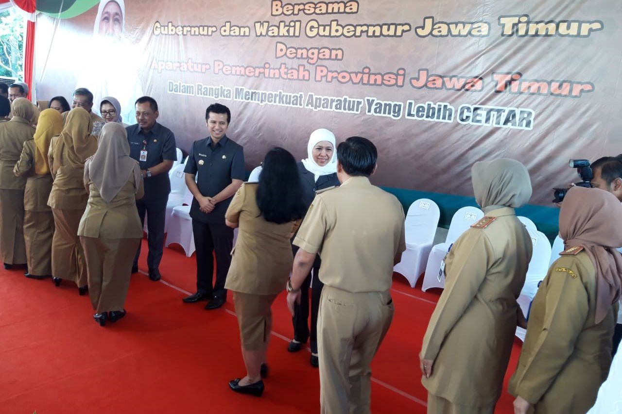 Hari Pertama Masuk Kerja, 718 ASN Pemprov Jatim Absen