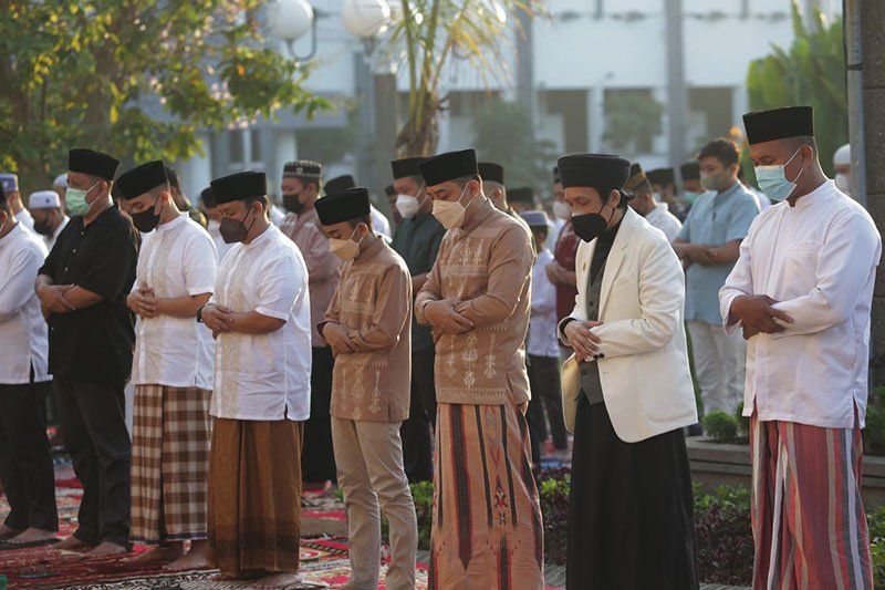 Sukses Salat Idulfitri, Salat Idul Adha Kembali Digelar di Taman Surya Balai Kota Surabaya