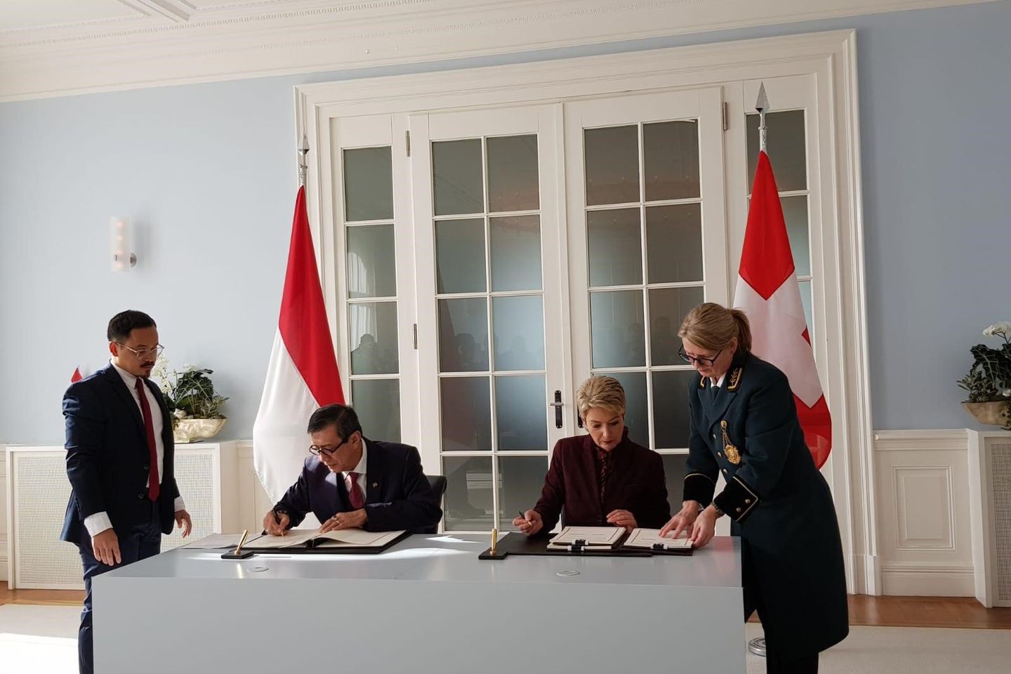 Indonesia-Swiss Teken Perjanjian MLA