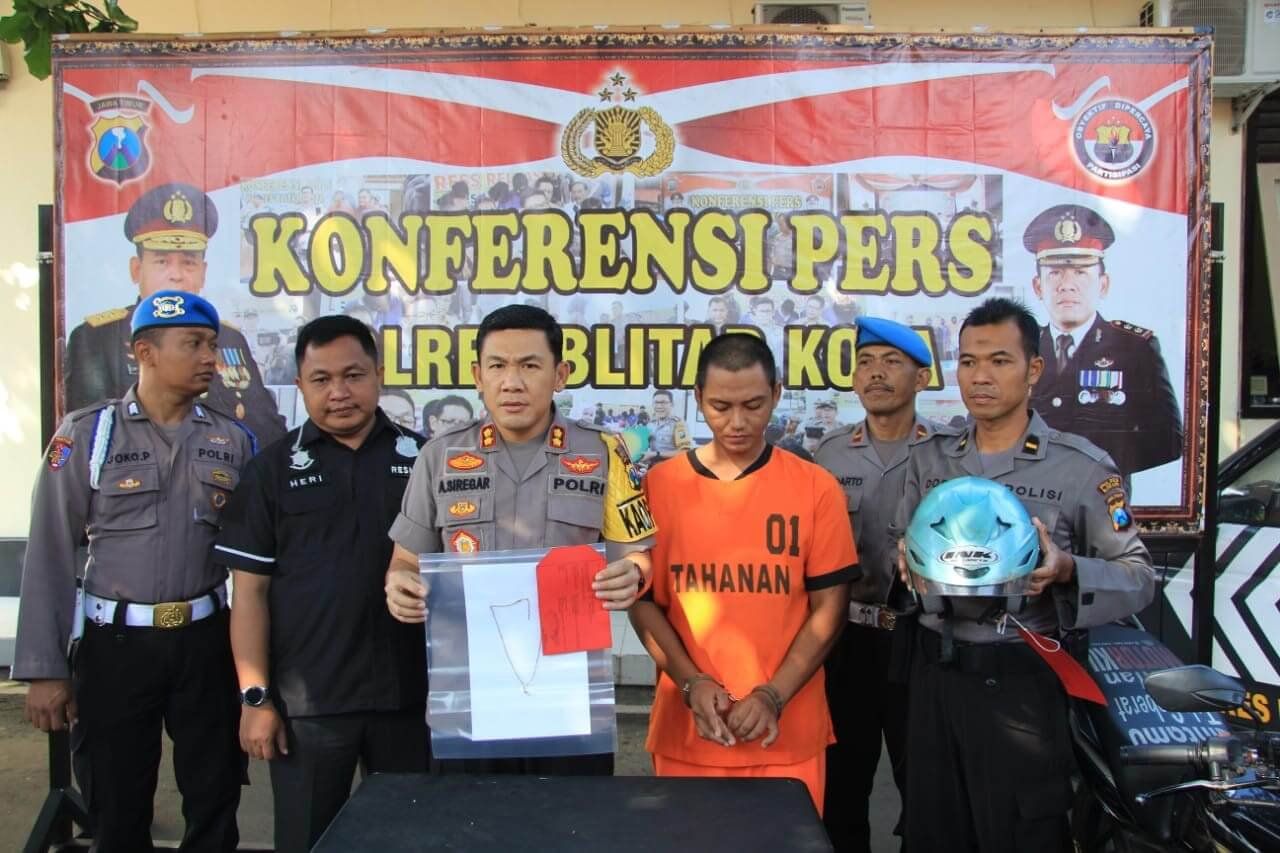 Spesialis Jambret Emak-emak, Residivis Diringkus Berkat Rekaman CCTV