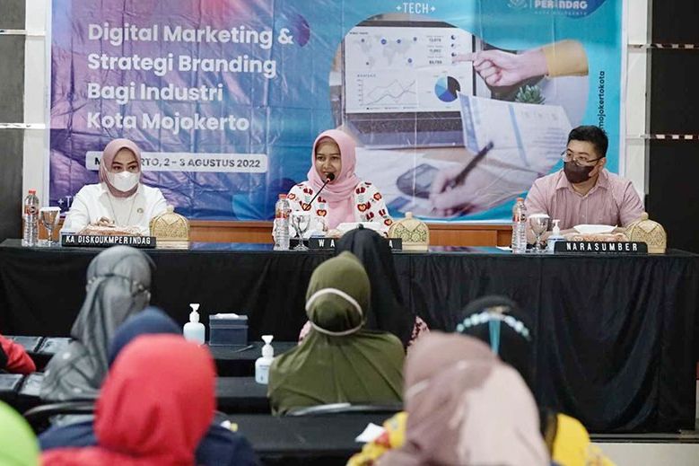 Pelaku UMKM Kota Mojokerto Dapat Pelatihan Marketing dan Branding