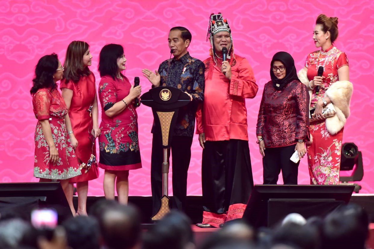 Jokowi Hadiri Perayaan Imlek Nasional