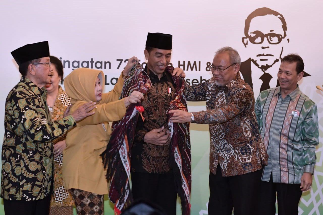 Jokowi Hadiri Peringatan Ultah ke-72 HMI