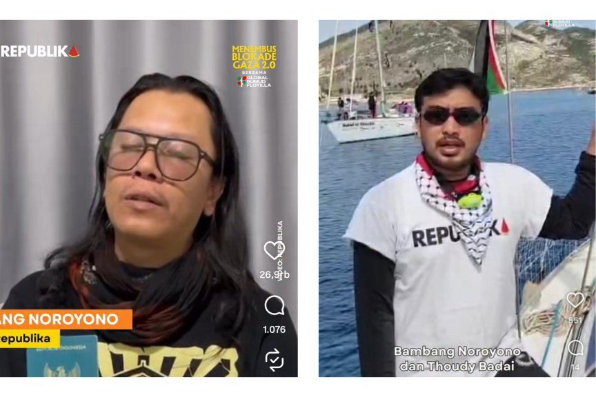 2 Jurnalis Republika dan Aktivis Kemanusiaan Ditahan Israel