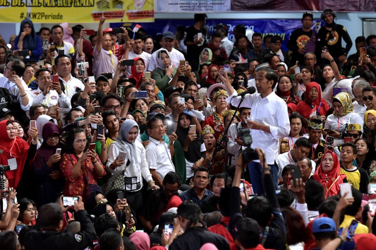 Kampanye Terbuka di Balikpapan, Jokowi: Tol Balikpapan-Samarinda Selesai 2019