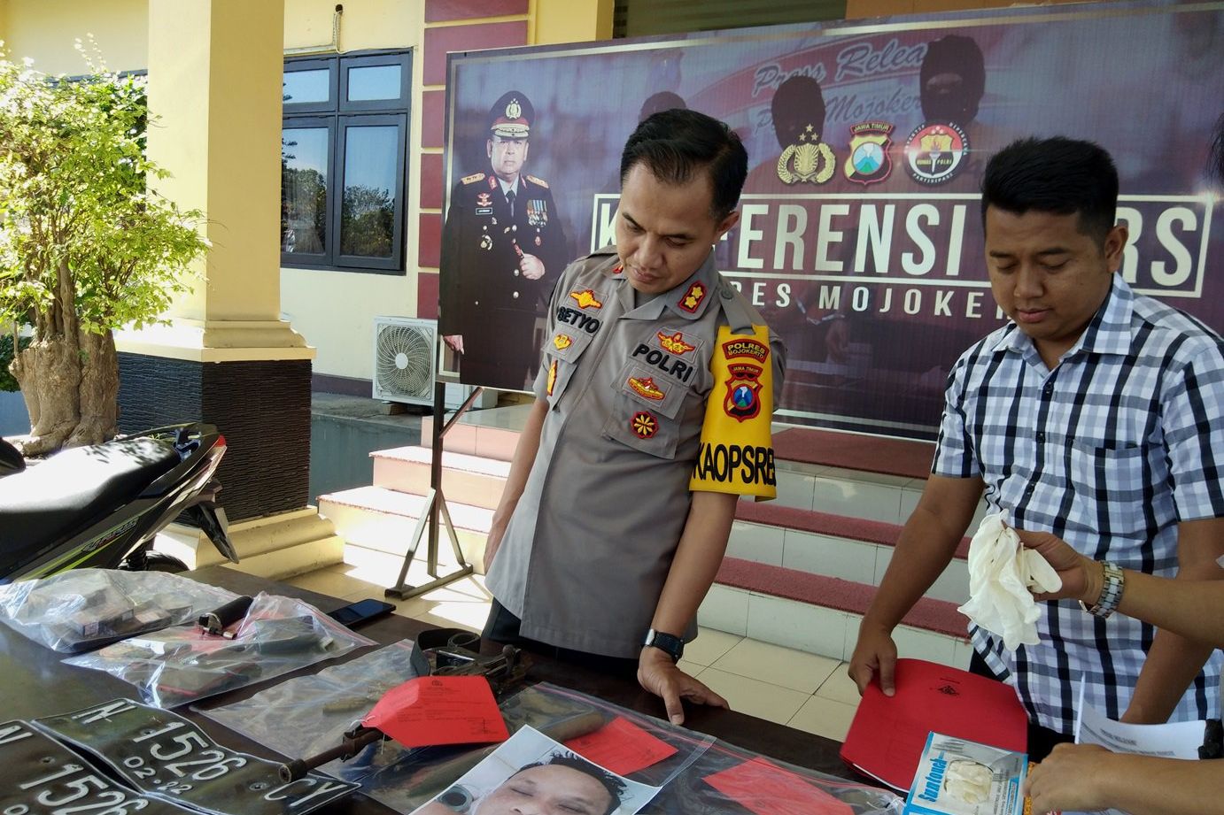 Polres Mojokerto Tembak Mati Pelaku Pencurian Kendaraan Bermotor
