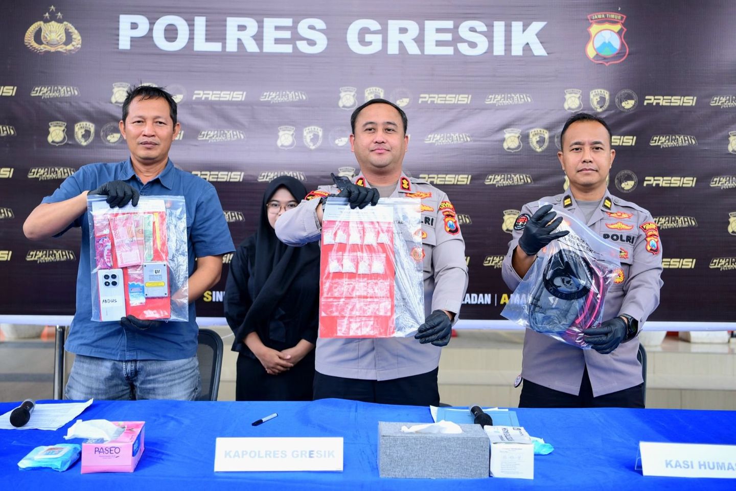 Perang Lawan Narkoba! Residivis Pengedar 51 Gram Sabu Dibekuk Polres Gresik