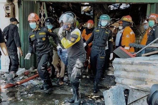 Toko Elektronik Terbakar, Lima Orang Meninggal