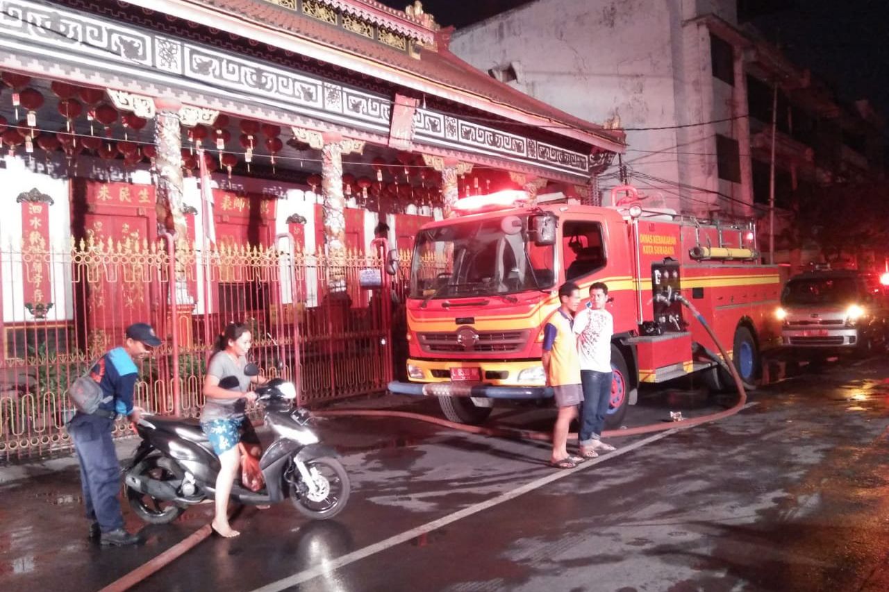 Kebakaran di Kapasan Diduga akibat Arus Pendek