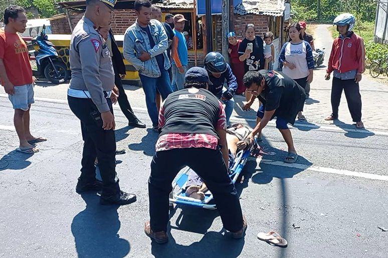 Warga Mojosari Meninggal Mengalami Kecelakaan di Jalan Pedukuhan Mojokerto